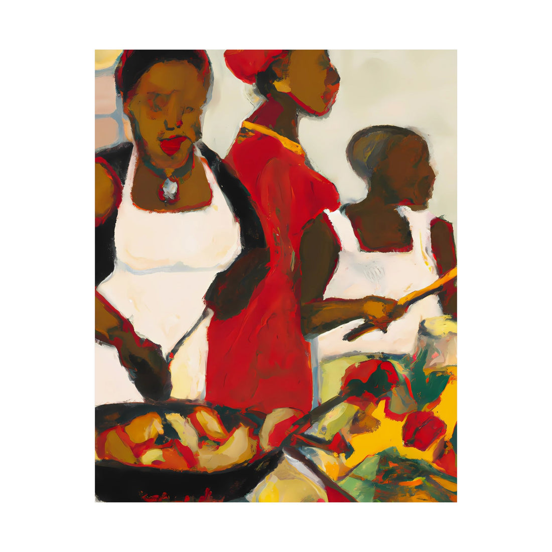 Lady in White, Lifestyle Series | Poster Print