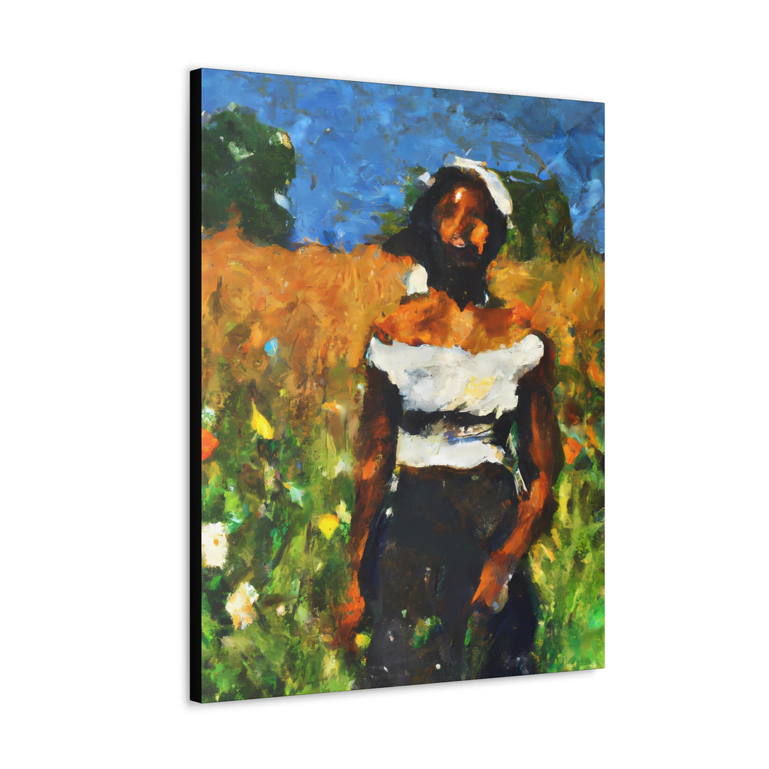 Lady 1, Cottage Series CANVAS Gallery Wrap