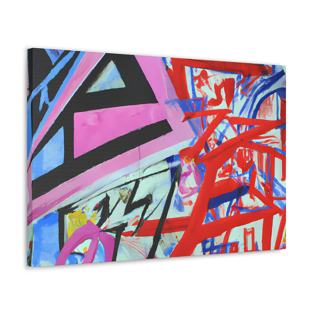 Pink Angle, Graffiti Series | Horizontal Wall Art