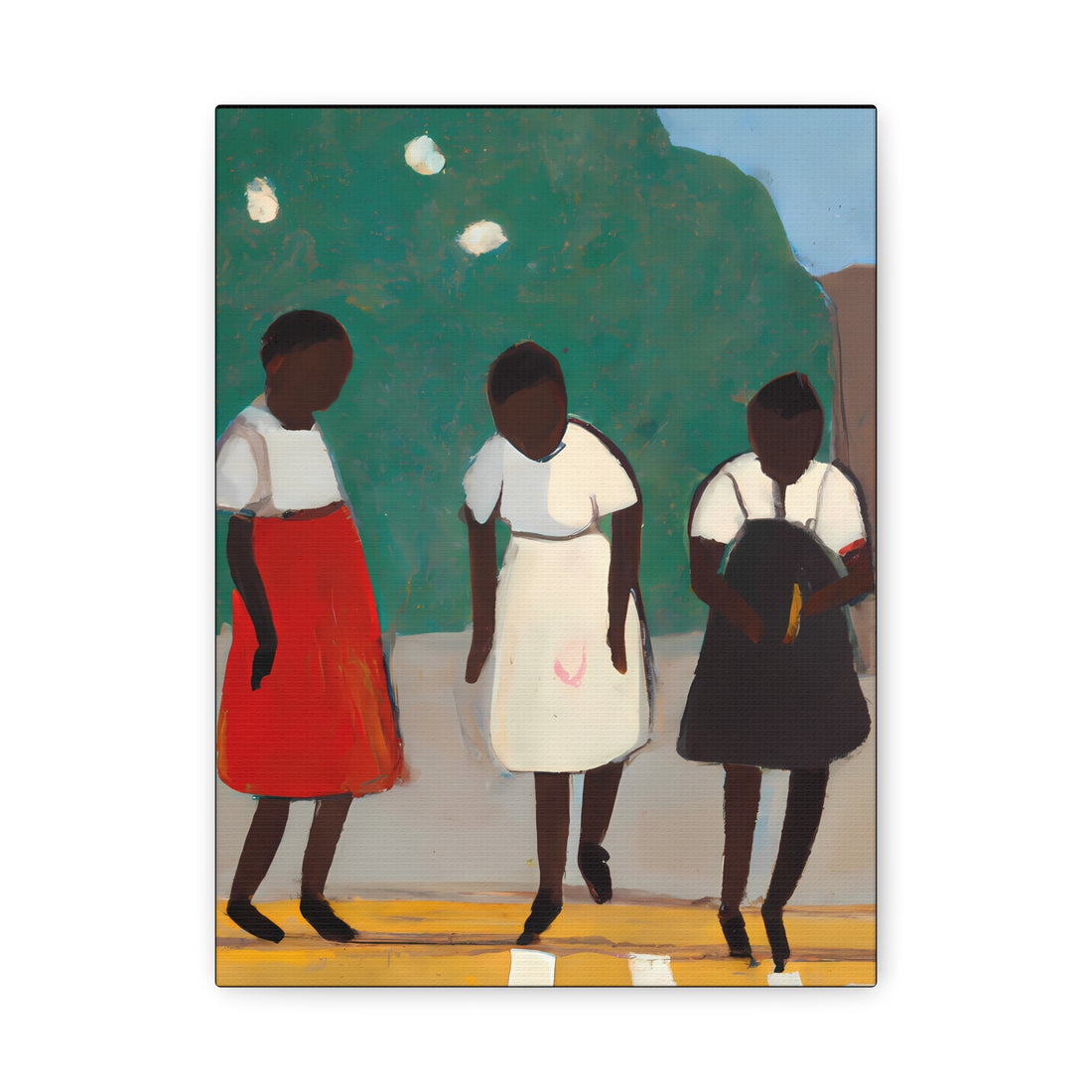 Hop, Folk Art Series, CANVAS wall art