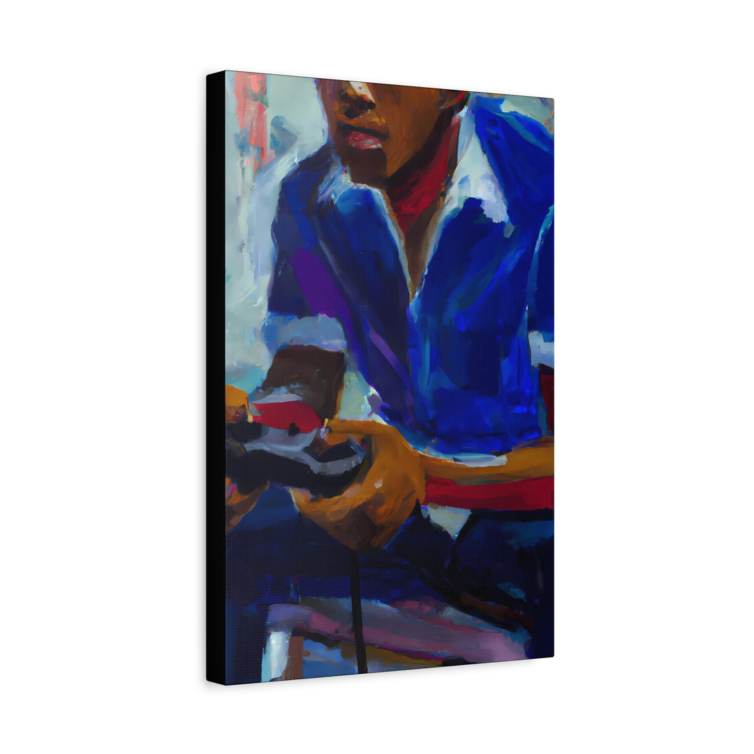 Black Man Gaming, Men Series CANVAS Wall Art