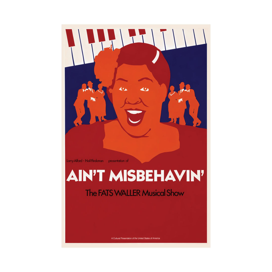 Ain't Misbehavin' Vintage Print, Restored Giclee Art Poster