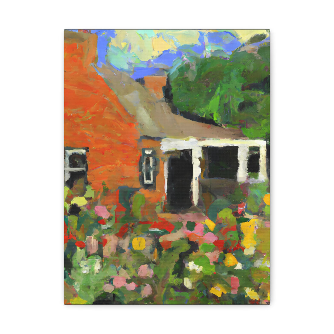 Country Garden Cottage Series, CANVAS wall art