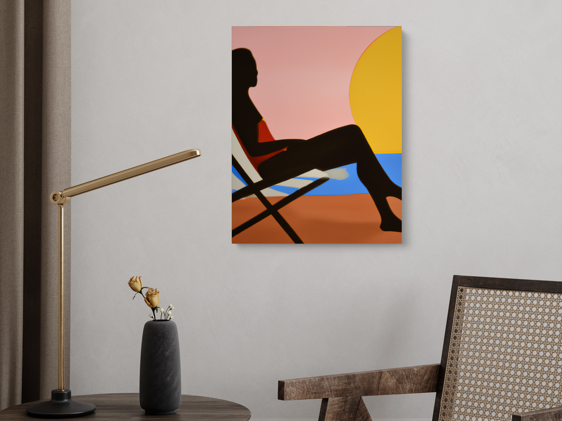 Unbothered, Fluid Series | Canvas Wall Art